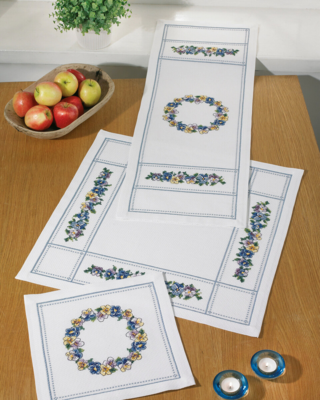 Kit da Ricamo Viole 34 x 94 cm