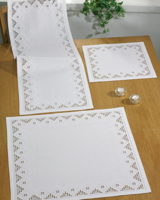 Kit Ricamo Hardanger 41 x 108 cm