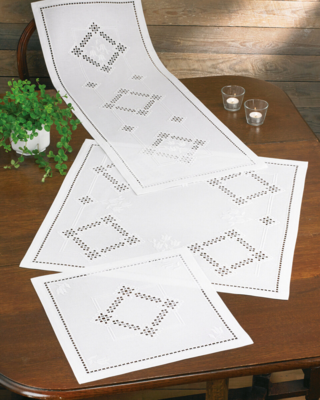 Kit da Ricamo Hardanger 40 x 106 cm