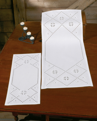 Kit per ricamo Hardanger 40 x 107 cm