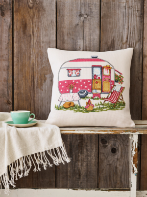 Kit Ricamo Roulotte 40 x 40 cm