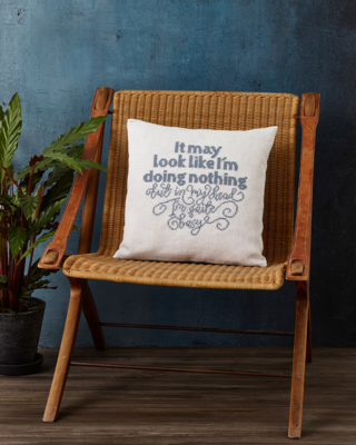 Kit per ricamo It may look 40 x 40 cm