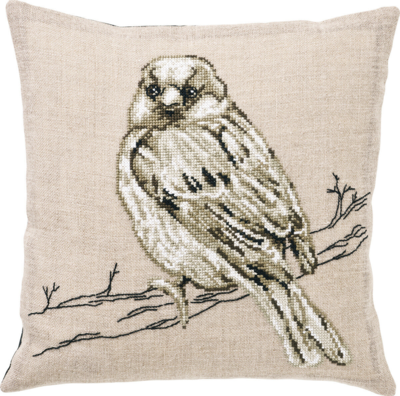 Kit da Ricamo Passero Domestico 40 x 40 cm