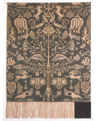 Kit Ricamo Beidewand verde scuro 101 x 140 cm