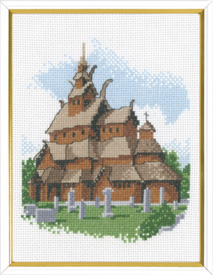 Kit Ricamo Stave Church R5611 17 x 22 cm