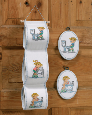 Kit Ricamo Gioco nel Bagno M5964/03 11 x 15 cm