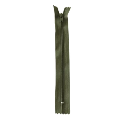 Cose Chiusura Lampo a Spirale, 4 mm (14-50 cm) 663 Verde militare