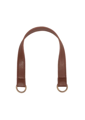 Go Handmade Manico per Borsa con Anello a O: Marrone/bronzo