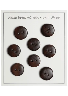 Go Handmade Bottoni in Legno - UFO (8 pz) 15 mm