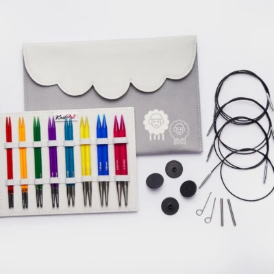 KnitPro Trendz Set di Ferri Circolari Componibili Deluxe