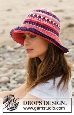 190-19 Cappello Bazaar di DROPS Design