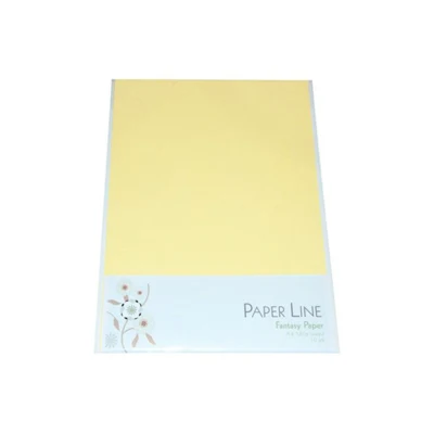 Paper Line Fantasy Karton A4, 10 stk Lysegul