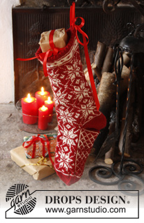 Mr. Kringle's Stocking by DROPS Design