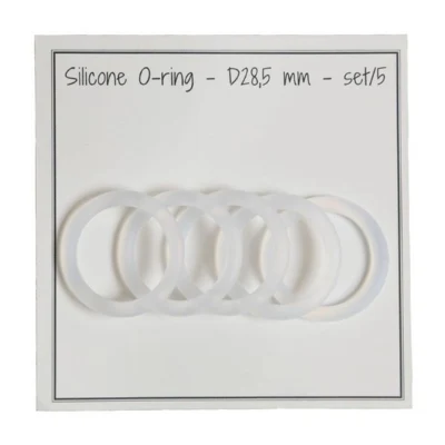 Go Handmade Silicone O-ring (5 stk), Transparent