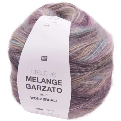 Rico Design Creative Melange Garzato 001 Lilla-turches