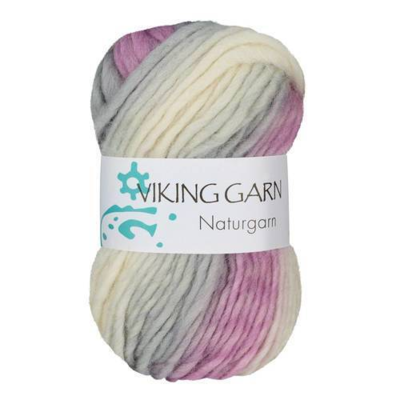 Viking Naturgarn 677 Multi rosa/grigio