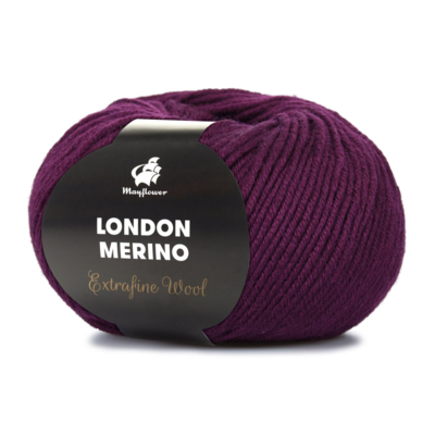 Mayflower London Merino 015 Borgogna