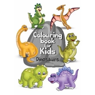 Libro da colorare A4 Dinosauri per bambini, 16 pagine