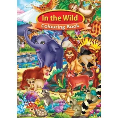 Libro da colorare A4 In the Wild, 16 pagine