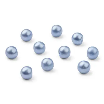 HobbyArts Perle Bottoni, Blu Chiaro, 12 mm, 10 pezzi