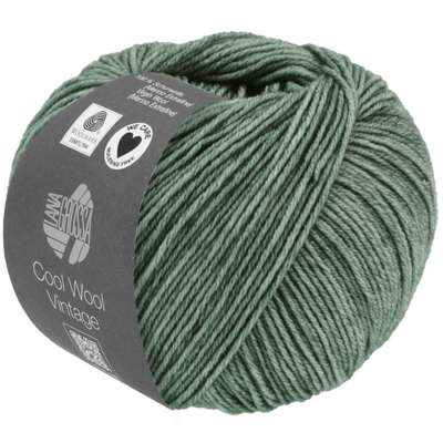 Lana Grossa Cool Wool Vintage 68 Grigio verdastro