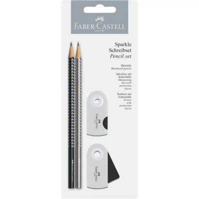 Faber-Castell, Set di matite Sparkle Argento/Nero