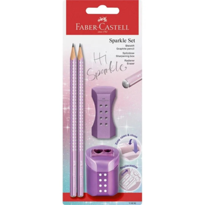 Faber-Castell, Set di matite Sparkle, colori assortiti Violet metallic