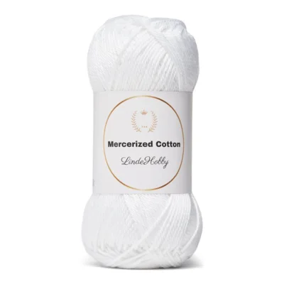 LindeHobby Mercerized Cotton 2 Bianco