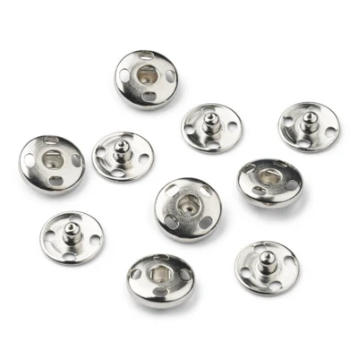 LindeHobby Snap Fasteners silver 10 mm