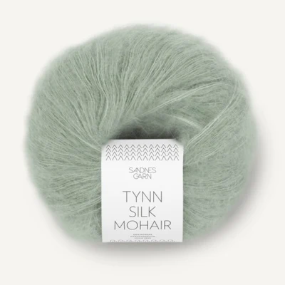 Sandnes Tynn Silk Mohair 8521 Verde Chiaro Polveroso