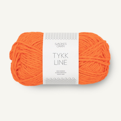 Sandnes Tykk Line 3009 Tigre Arancione