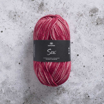 Svarta Fåret Sox 150 g 017 Rosso screziato