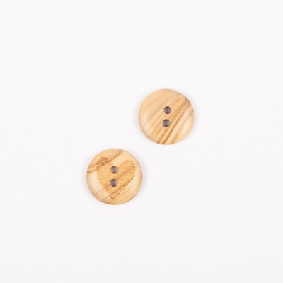 DROPS Cuore (Legno), Bottone, 15 mm (n. 814)