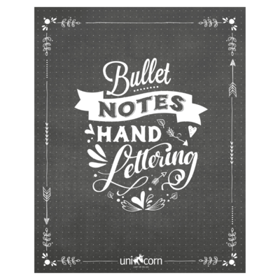 Bullet Notes Hand Lettering