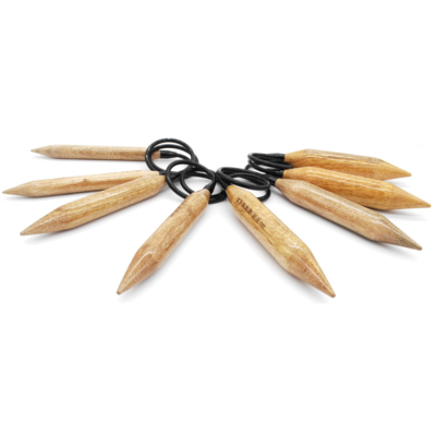 LYKKE Ferri Circolari Big Legno di Mango, 91 cm