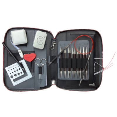 ChiaoGoo Set di Ferri Circolari Componibili Forté 2.0, 13 cm