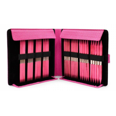 LYKKE Set di Ferri a Doppia Punta Blush, Magenta, 15 cm (4.00–9.00 mm)