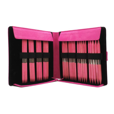 LYKKE Set di Ferri a Doppia Punta Blush, Fucsia, 15 cm (4.00-9.00 mm)