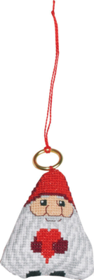 Kit di Ricamo Babbo Natale 6 x 7 cm