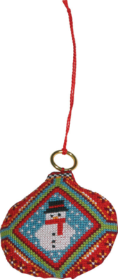 Kit da ricamo Palla di Neve 8 x 8 cm