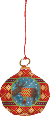 Kit Ricamo Alce in Sfera 8 Ø