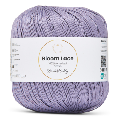 LindeHobby Bloom Lace Mercerized Cotton 12 Lilla chiaro