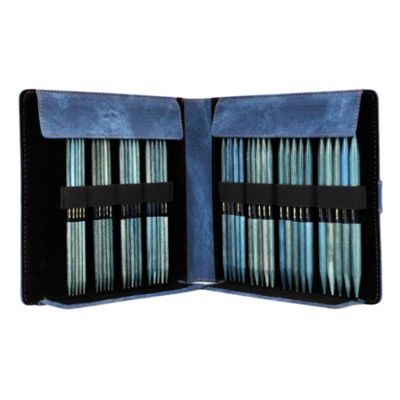 LYKKE Set di Ferri a Doppia Punta Indigo, Azzurro, 15 cm (4.00-9.00 mm)