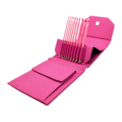 LYKKE Set di Uncinetti Blush, Magenta, 15 cm