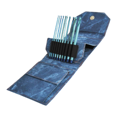 LYKKE Set di Uncinetti Indigo, Blu, 15 cm