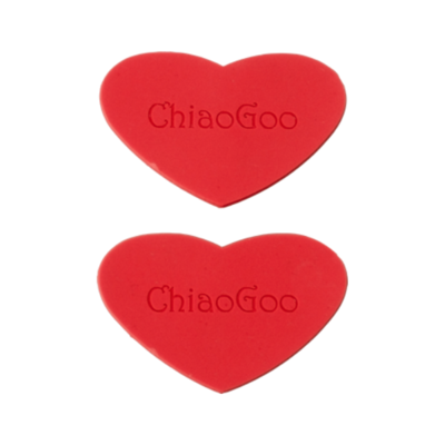 ChiaoGoo Impugnature in Gomma a Cuore, 2 pz