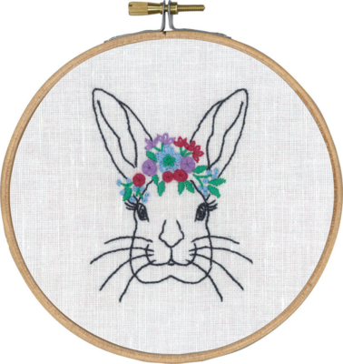 Kit da Ricamo Coniglio nei fiori m/5810/13 13 Ø