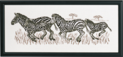 Kit Ricamo Zebre R5496 36 x 15 cm
