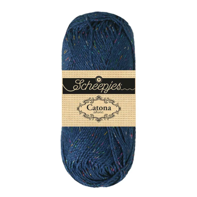 Scheepjes Catona Shine 527-R Midnight - Rainbow