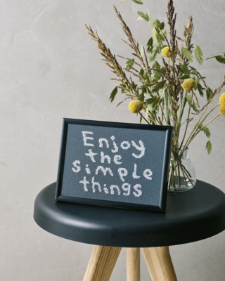 Kit da Ricamo Enjoy 18 x 13 cm